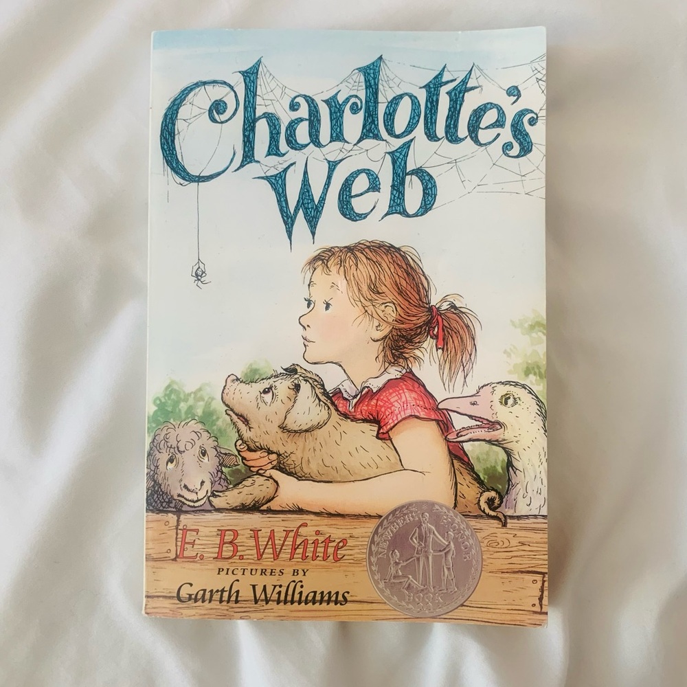 Charlotte's Web by E.B. White Kids Paperback Book